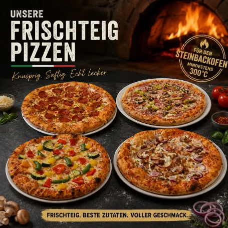 Frischteigpizzen